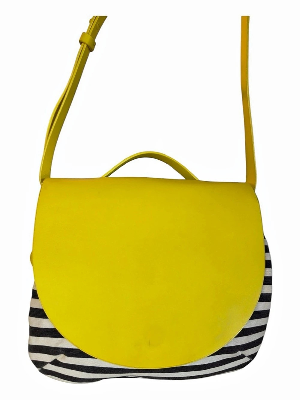 Kate Spade Saturday Striped Crossbody Bag in Yellow & Black